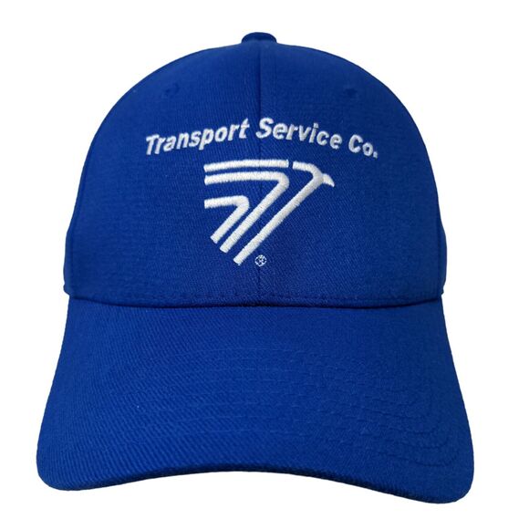 American Needle Men's Fitted Hat Blue Size L/XL Embroidered Transport Service Co - Picture 1 of 7